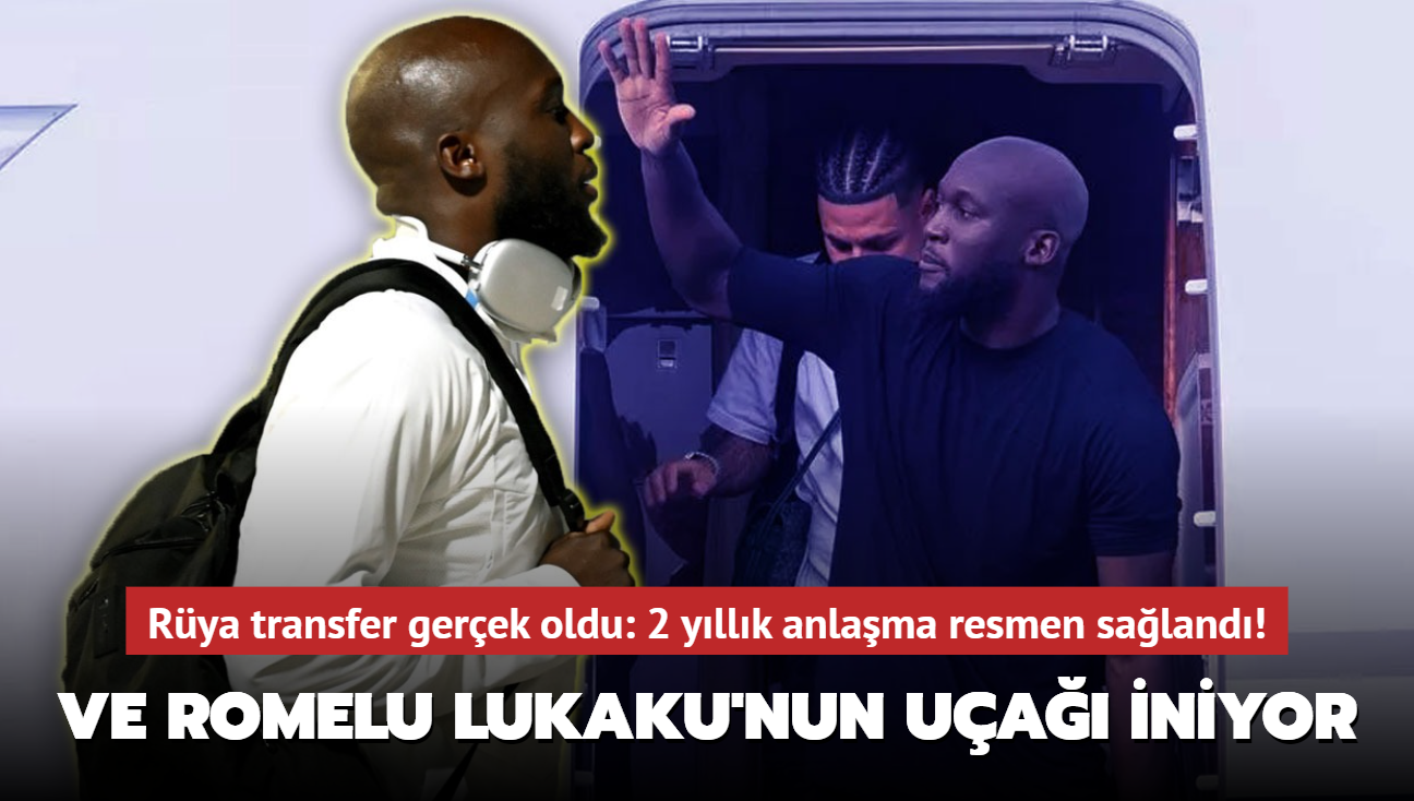 Ve Romelu Lukaku'nun ua iniyor! Rya transfer gerek oldu: 2 yllk anlama resmen saland