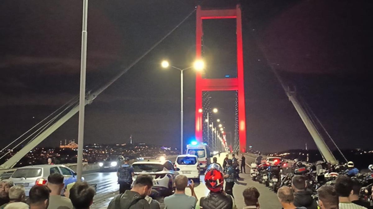 15 Temmuz ehitler Kprs'n aracyla kapatmt... pheli tutukland!