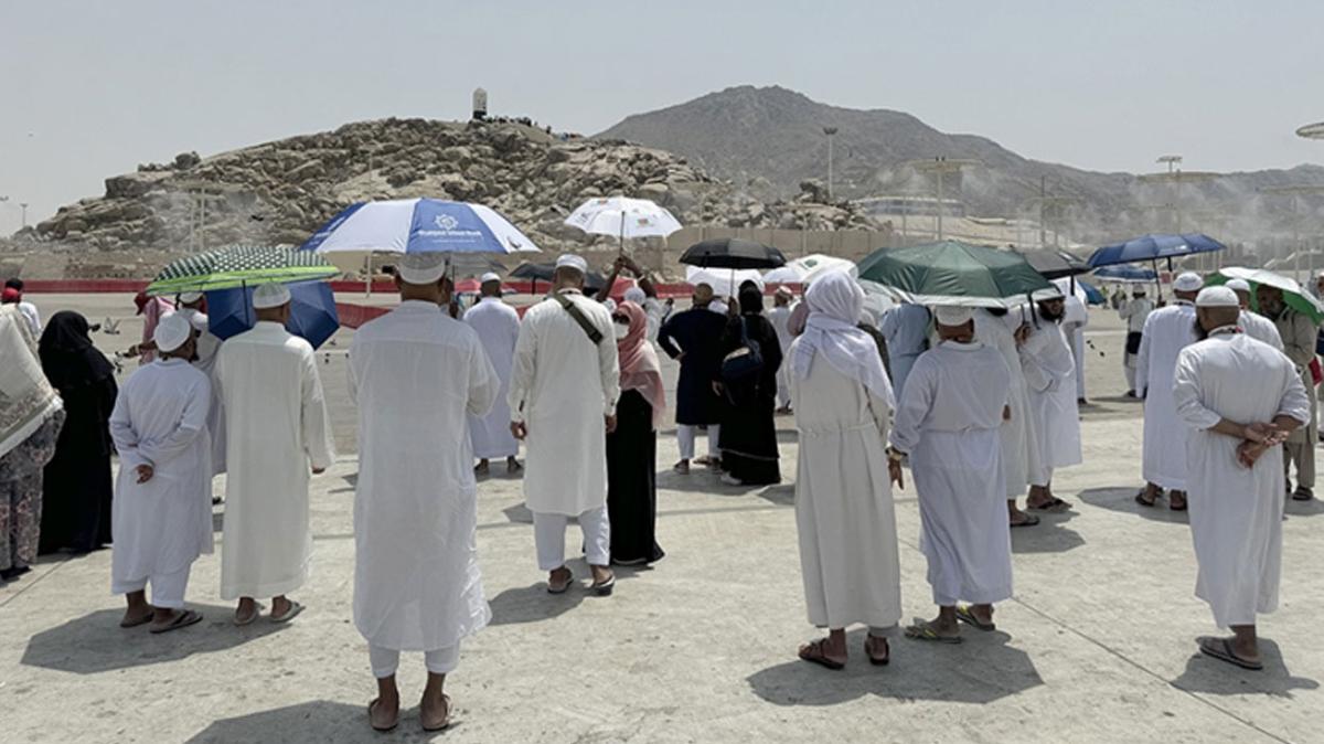 Hac adaylarnn 'Arafat' ziyareti bugn gerekleecek