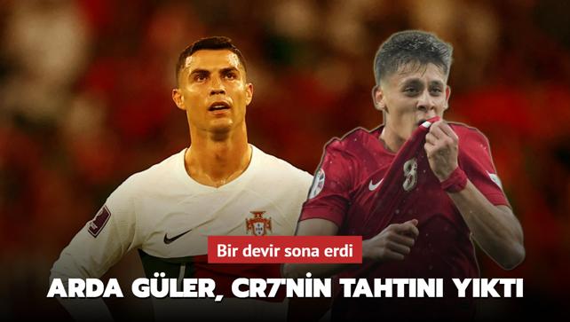 Arda Gler, CR7'nin tahtn ykt! Bir devir sona erdi