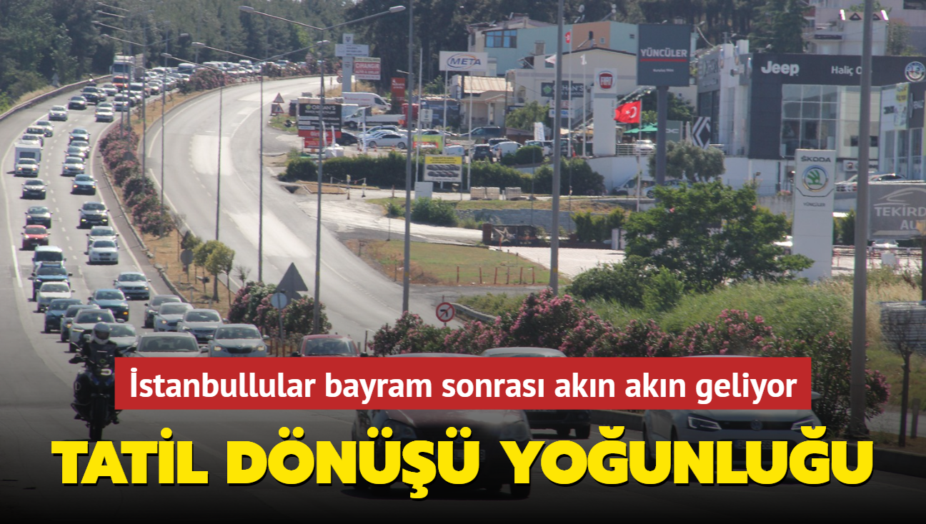 stanbullular tatil sonras akn akn geliyor! Bayram dn younluu