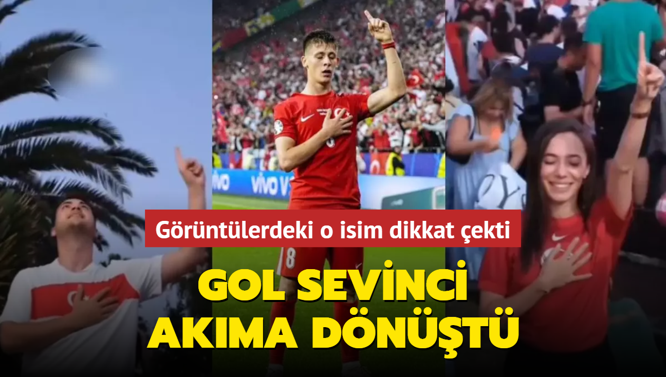 Arda Gler'in gol sevinci akma dnt, grntlerdeki o isim dikkat ekti!