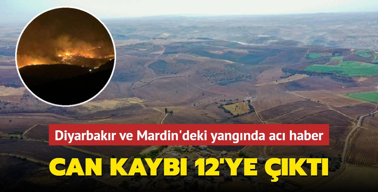 Diyarbakr ve Mardin'deki yangnda can kayb 12'ye ykseldi! Bakan Koca duyurdu 