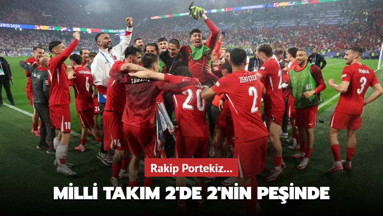 Milli Takm 2'de 2 iin sahaya kyor! Rakip Portekiz...