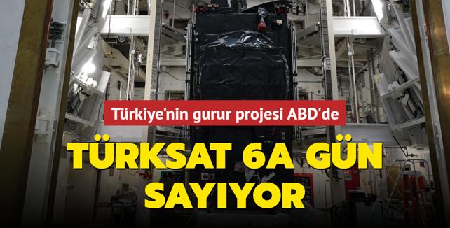 Trkiye'nin gurur projesi ABD'de! Trksat 6A gn sayyor