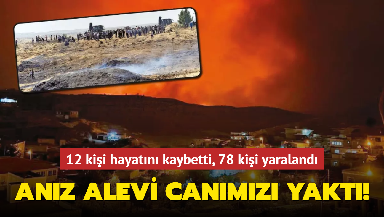 Anz alevi canmz yakt! 12 l, 78 yaral