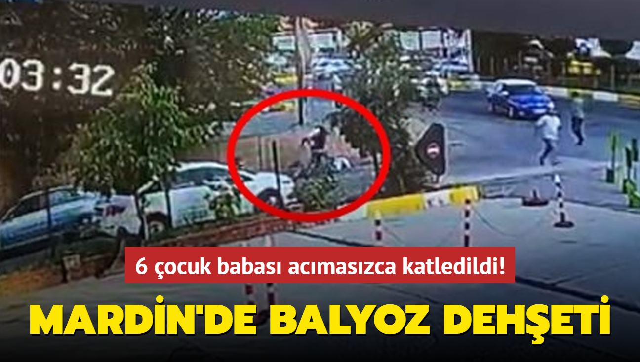 Mardin'de balyoz deheti: 6 ocuk babas acmaszca katledildi!