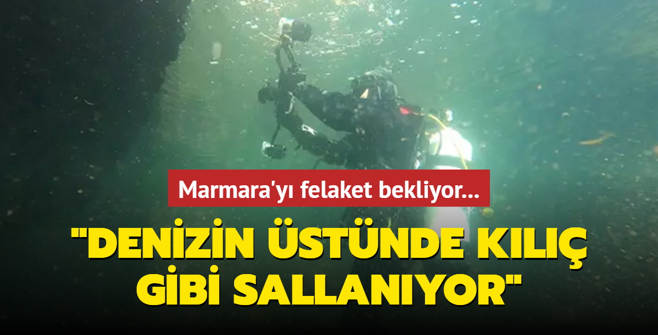 Marmara'y felaket bekliyor: Denizin stnde kl gibi sallanyor