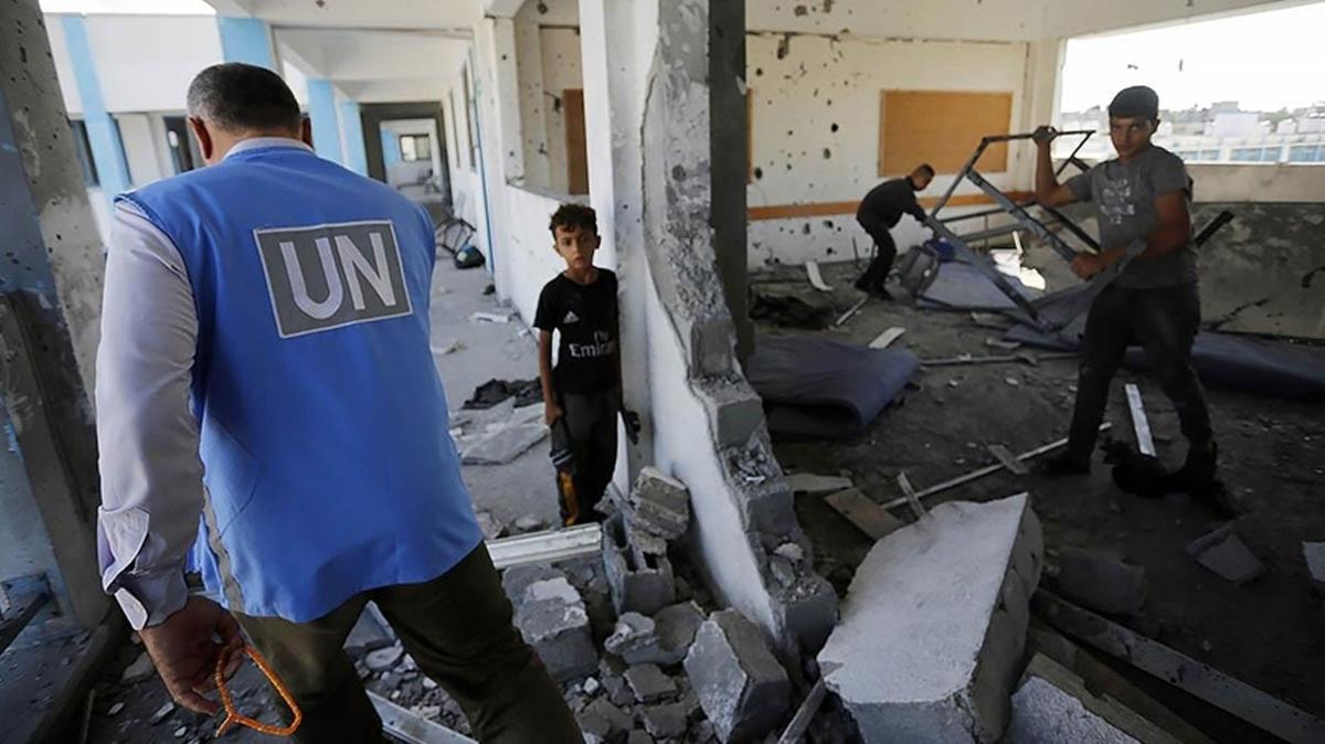 UNRWA tesislerinin yarsndan fazlasnn hasar grdn aklad