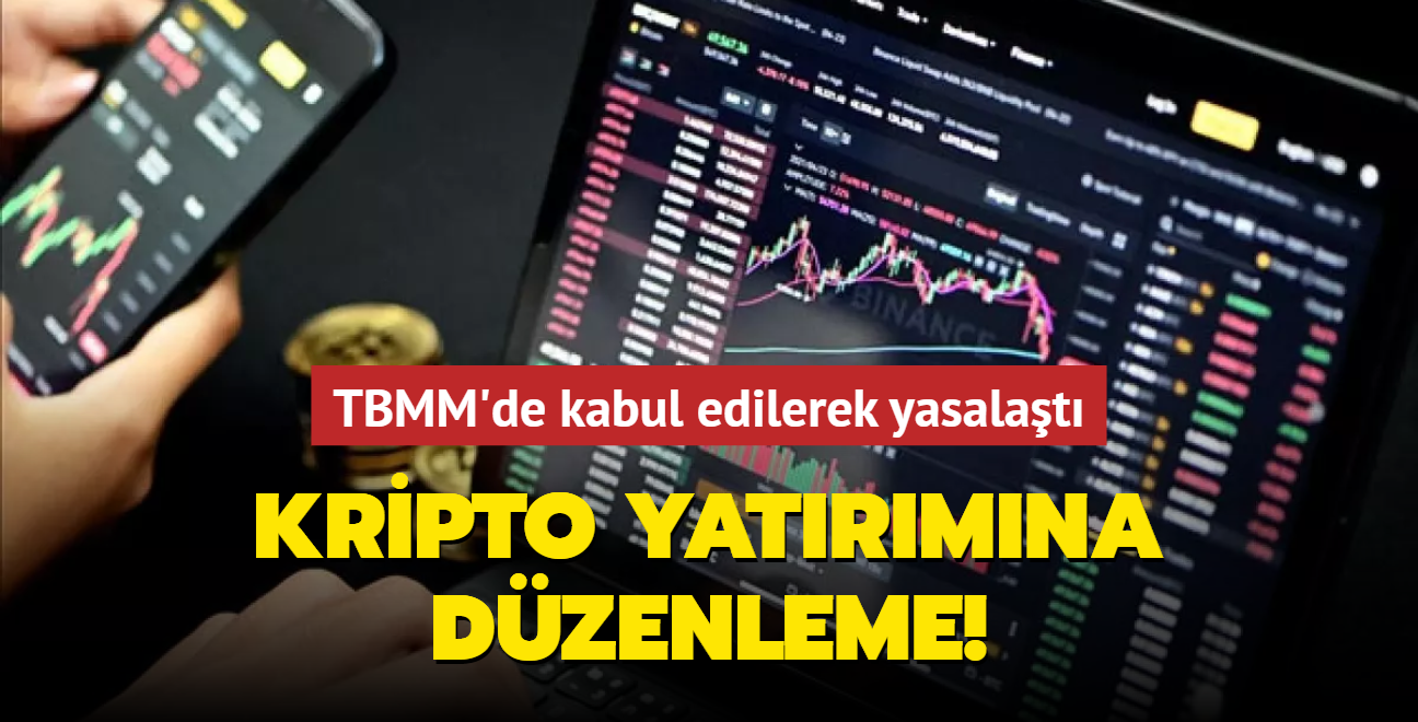 Kripto yatrmna dzenleme! TBMM'de kabul edilerek yasalat 