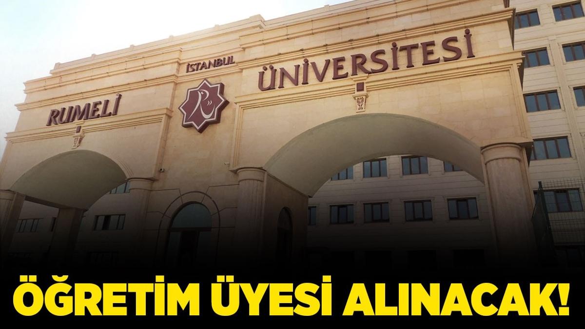 stanbul Rumeli niversitesi 13 retim yesi alacak!