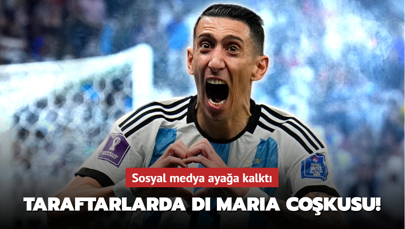 Taraftarlarda Di Maria cokusu! Sosyal medya ayaa kalkt