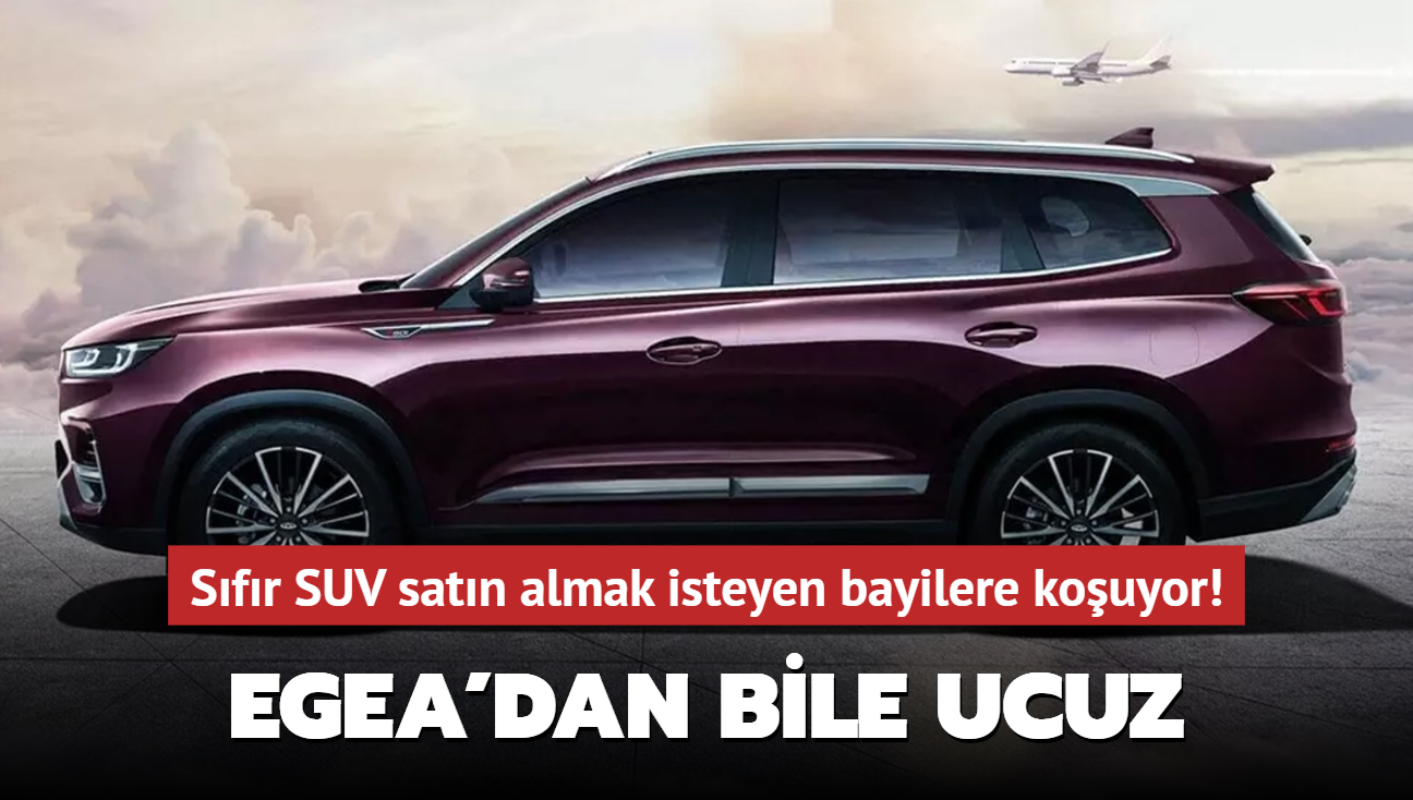 Chery noktay koydu: Egea'dan bile ucuz! Sfr SUV satn almak isteyen bayilere kouyor