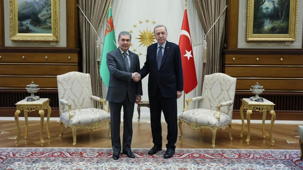 Bakan Erdoan, Berdimuhammedov'la grt