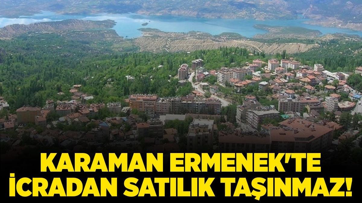 Karaman Ermenek'te icradan satlk tanmaz!