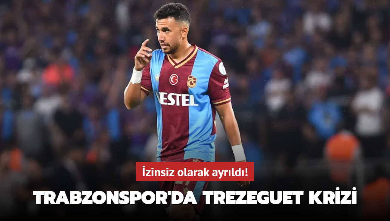 Trabzonspor'da Trezeguet krizi! zinsiz olarak ayrld