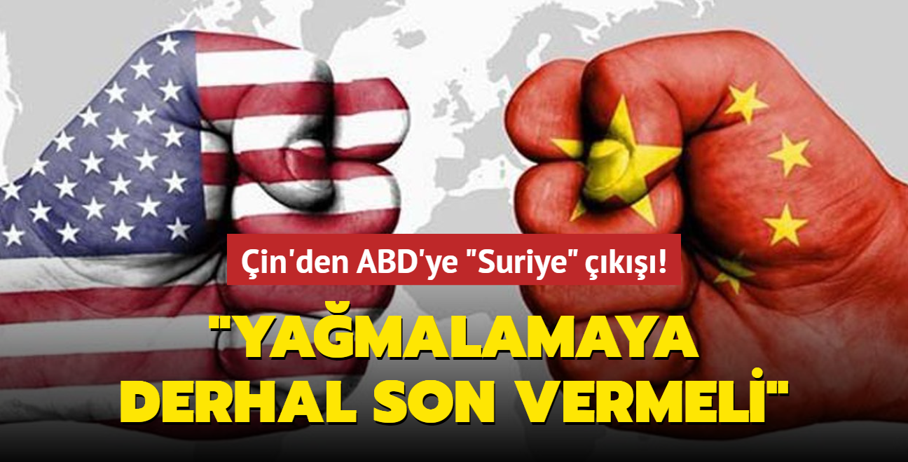 in'den ABD'ye "Suriye" k! Yamalamaya derhal son vermeli