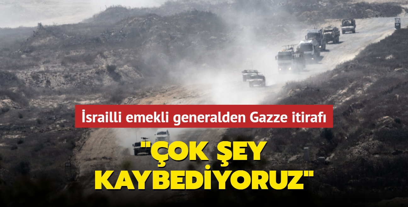 srailli emekli generalden Gazze itiraf... 'ok ey kaybediyoruz'