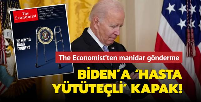 The Economist'ten manidar gnderme! Biden'a hasta ytteli' kapak