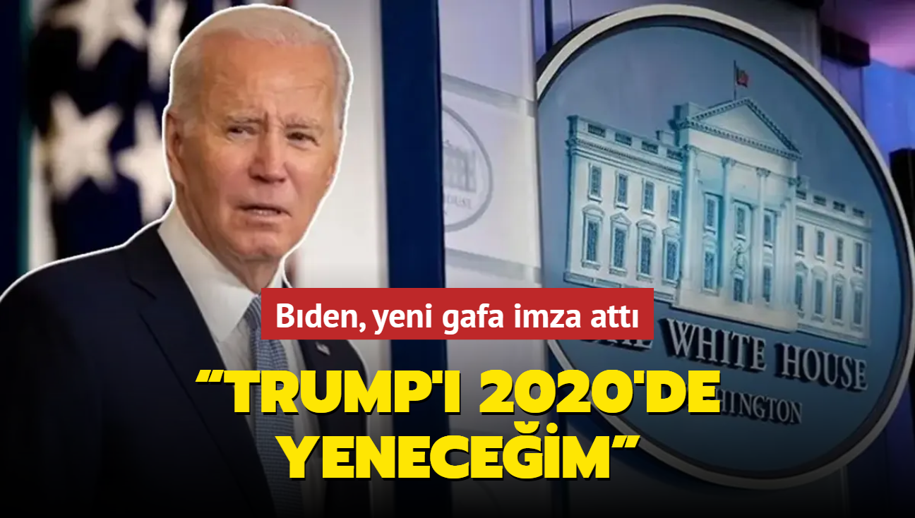 Bden'dan yeni gaf Trump' 2020'de yeneceim