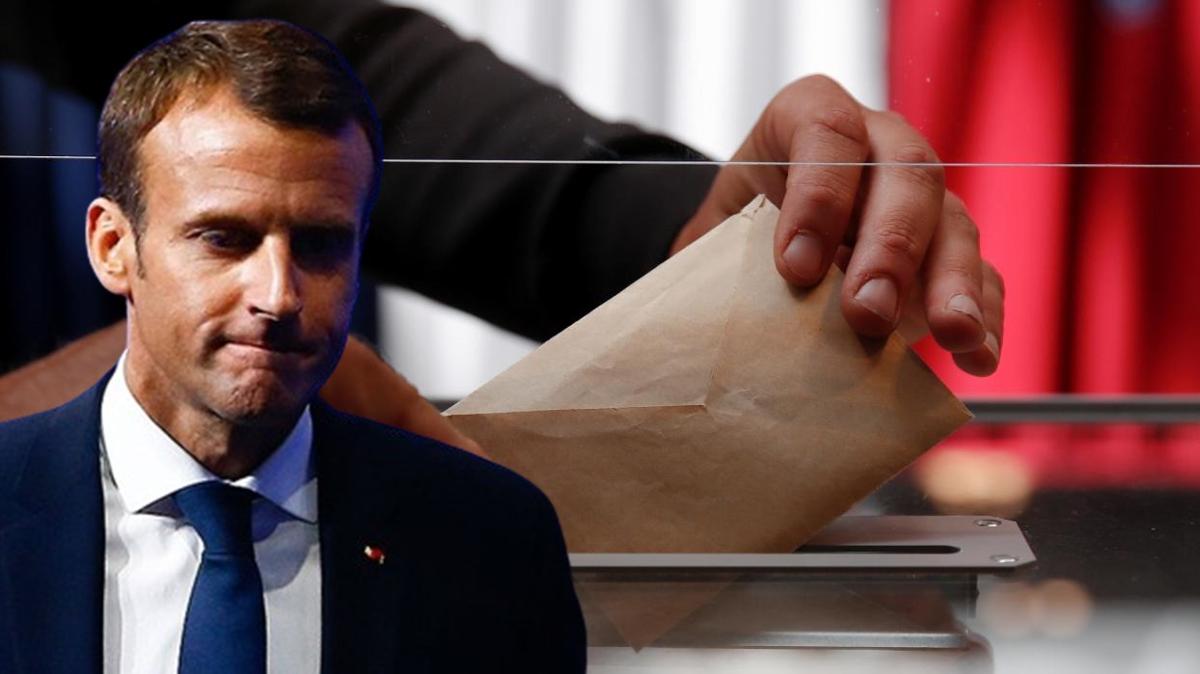 Fransa'da genel seimde srpriz! Macron'a souk du
