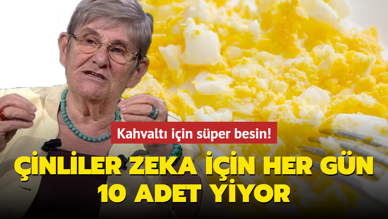 Canan Karatay kahvalt iin sper besin diyor! inliler zeka iin her gn 10 adet yiyor