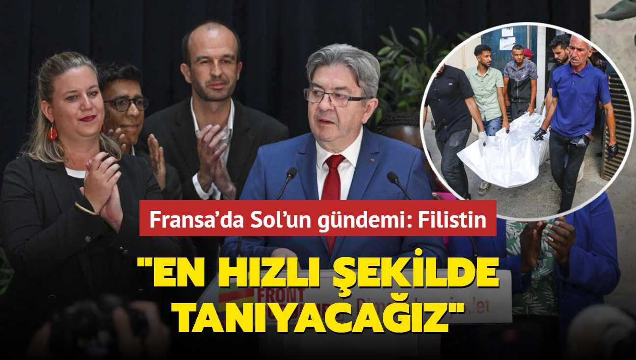 Fransa'da Sol'un gndemi: Filistin