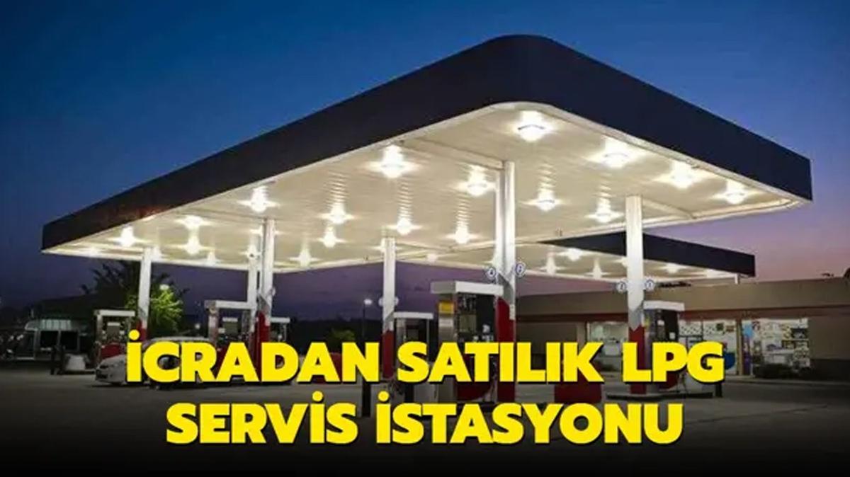 Aksaray Tapnar'da icradan satlk LPG servis istasyonu