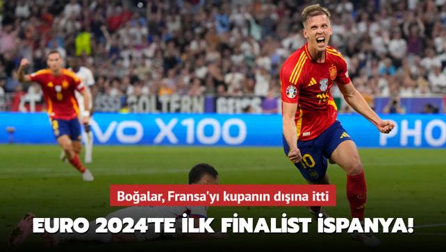 EURO 2024'te ilk finalist spanya! Boalar, Fransa'y kupann dna itti