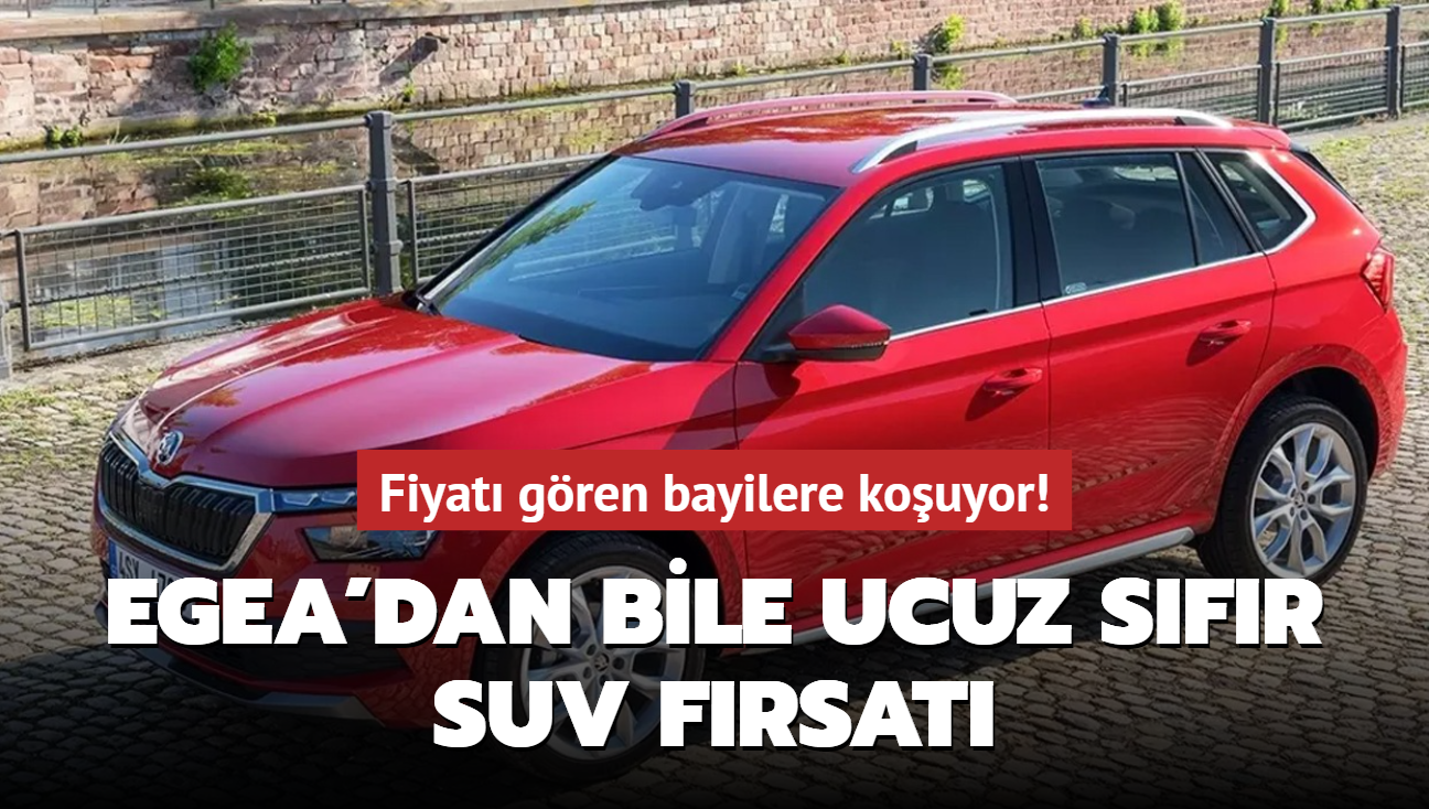 Skoda gemileri yakt: Fiyat gren bayilere kouyor! Egea'dan bile ucuz sfr SUV otomobil frsat