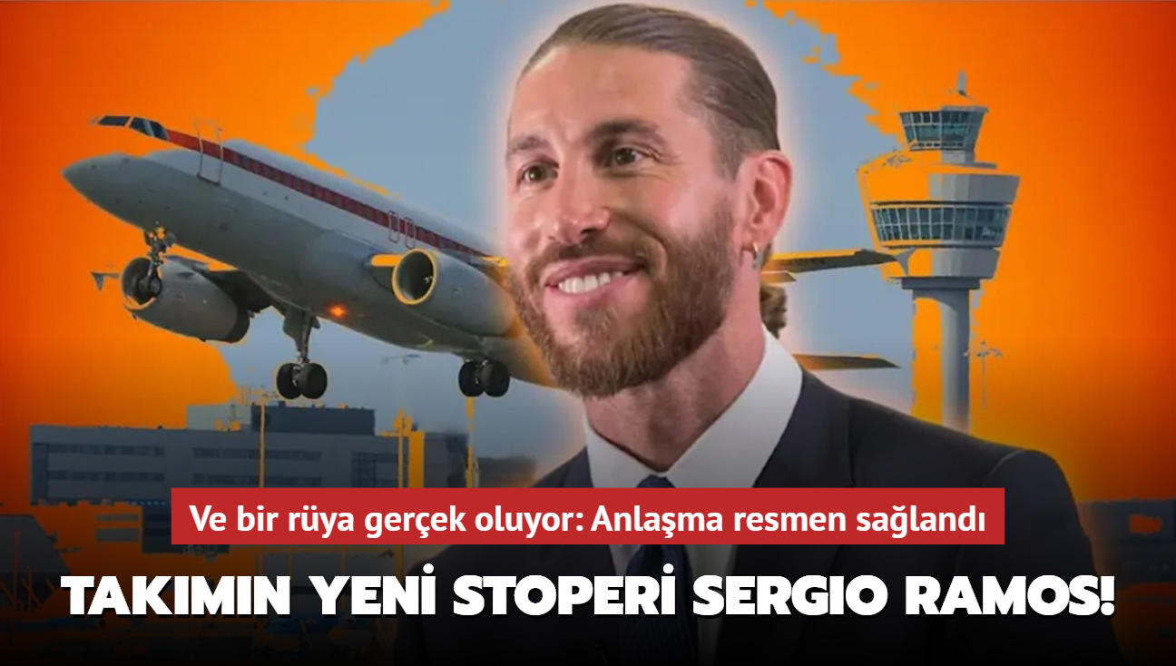 Ve bir rya gerek oluyor! Takmn yeni stoperi Sergio Ramos: Anlama resmen saland