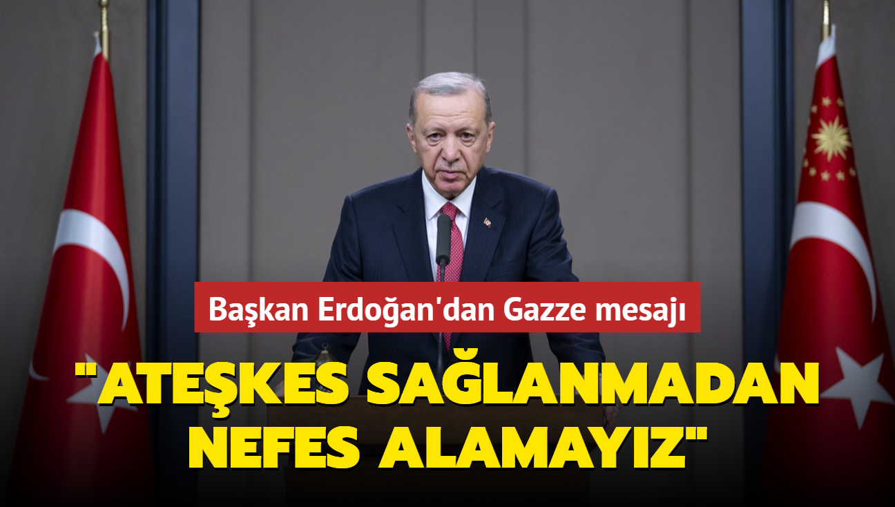 Gazze'de atekes salanmadan nefes alamayz