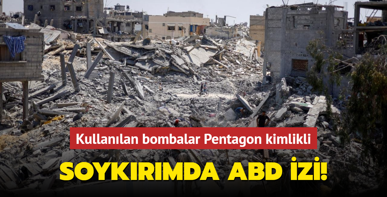 Han Yunus katliamndan ABD kt! Kullanlan bombalar Pentagon kimlikli