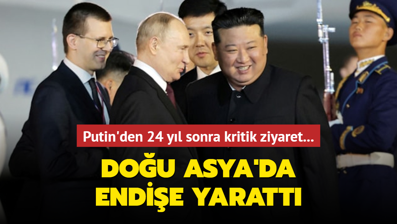 Putin'den 24 yl sonra kritik ziyaret... Dou Asya'da endie yaratt