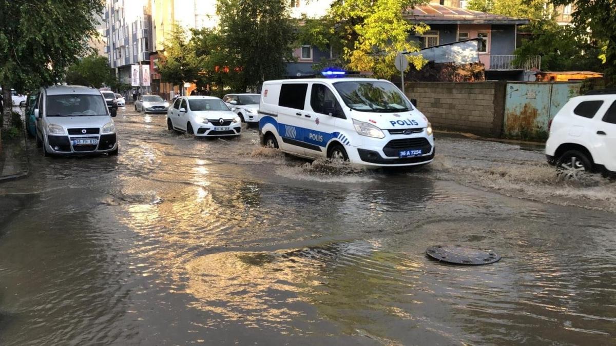 Kars'ta frtna ve saanak hayat olumsuz etkiledi