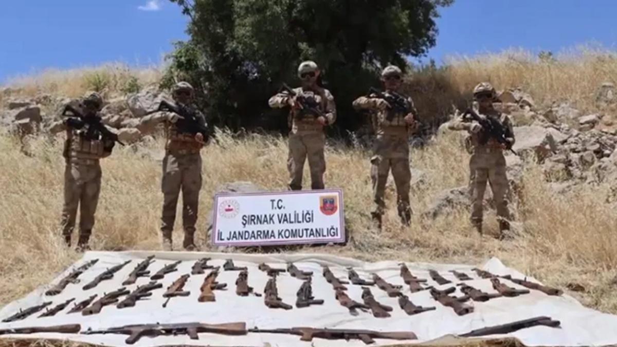 'BOZDOAN-49' operasyonu: 36 adet AK-47 piyade tfei ele geirildi