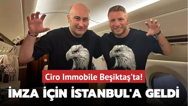 Ciro Immobile Beikta'ta! mza iin stanbul'a geldi