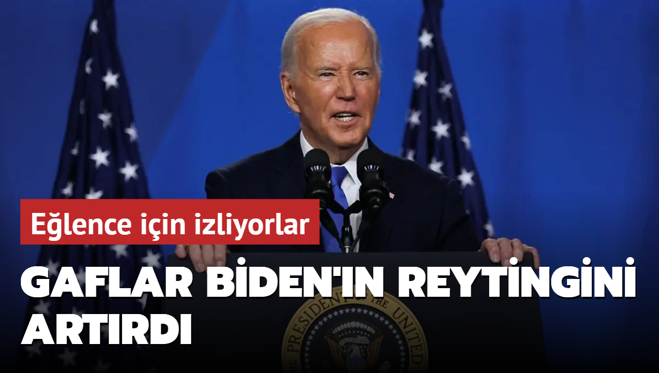 Elence iin izliyorlar: Gaflar Biden'n reytingini artrd