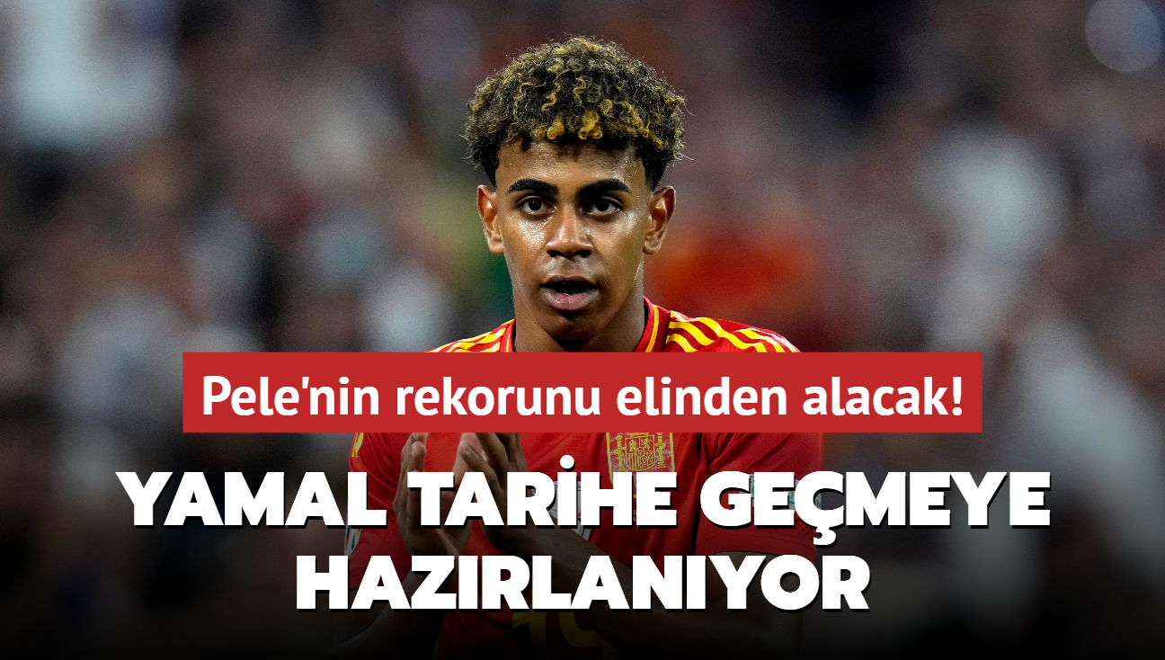 Pele'nin rekorunu elinden alacak! Lamine Yamal tarihe gemeye hazrlanyor