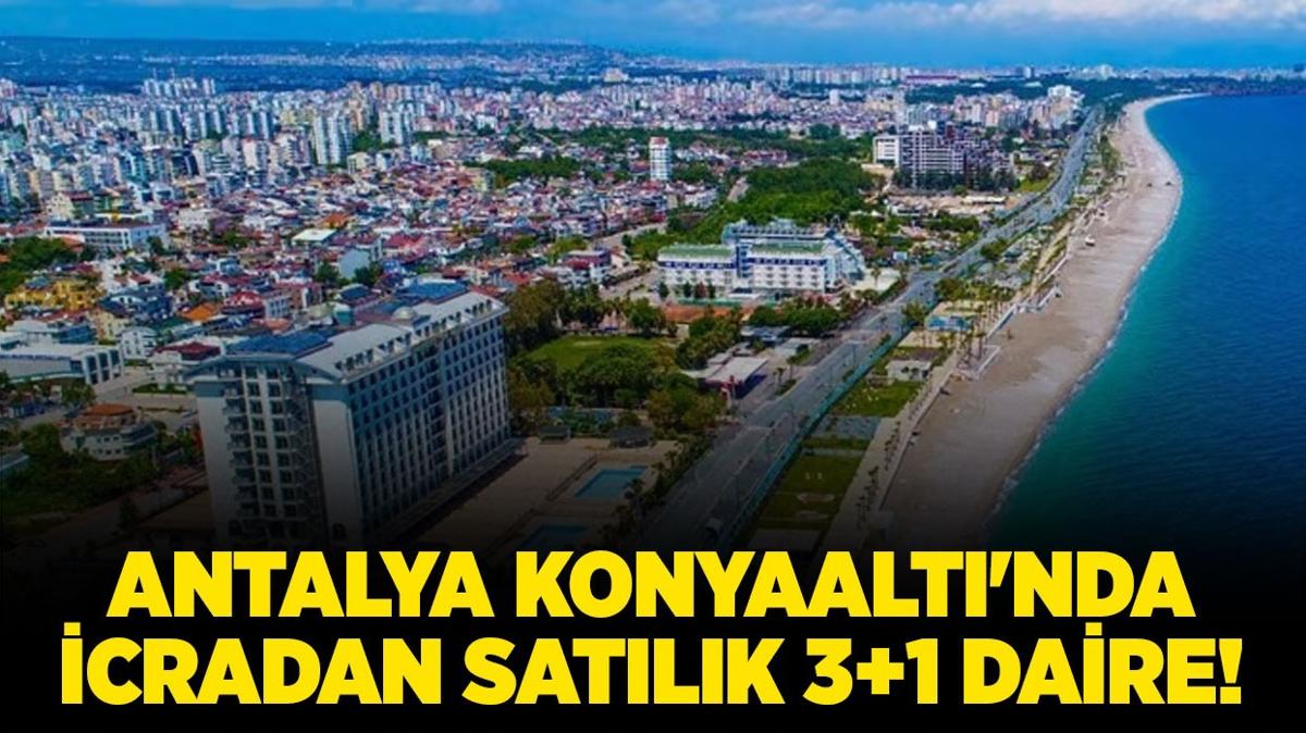 Antalya Konyaalt'nda icradan satlk 3+1 daire!