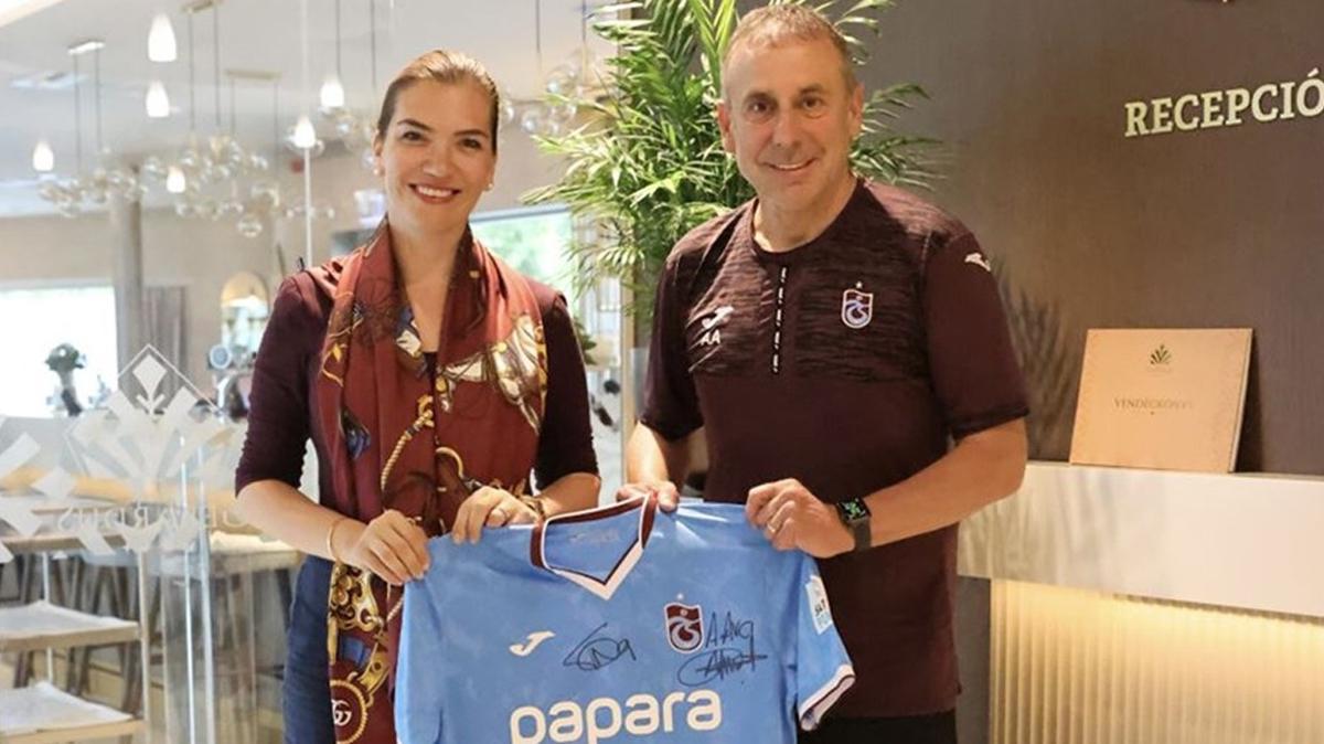 Budapete Bykelisi Ekiolu, Trabzonspor kampn ziyaret etti