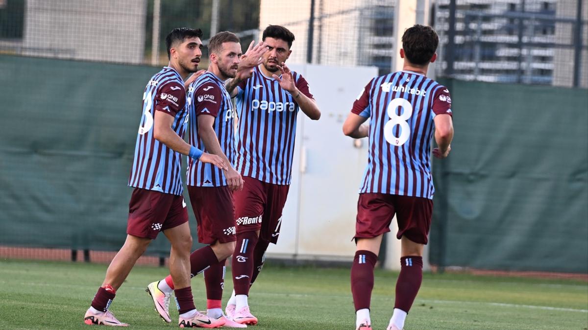 Trabzonspor, Zeleznicar Pancevo'yu 3-1'le malup etti