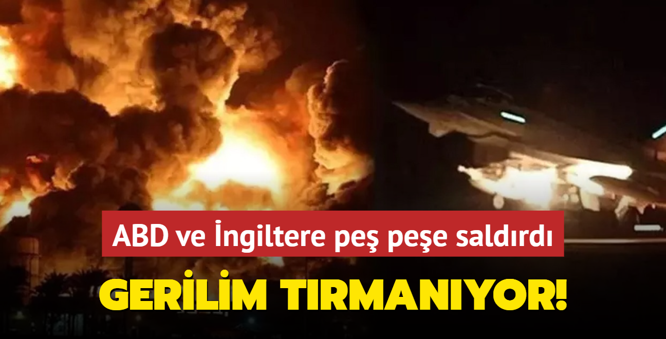 ABD ve ngiltere'den gerilimi trmandracak adm! Havaliman vuruldu