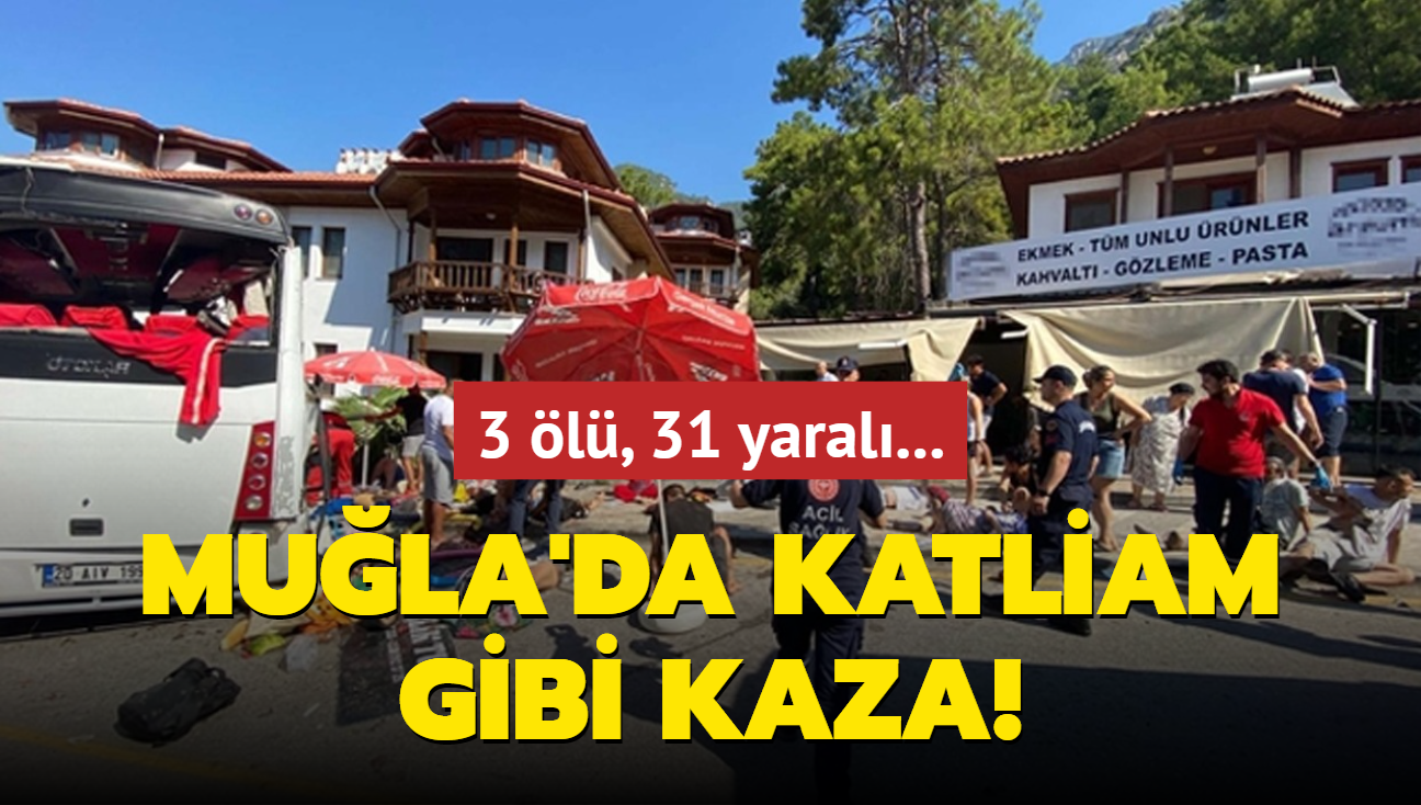 Mula'da katliam gibi kaza! 3 l, 31 yaral...