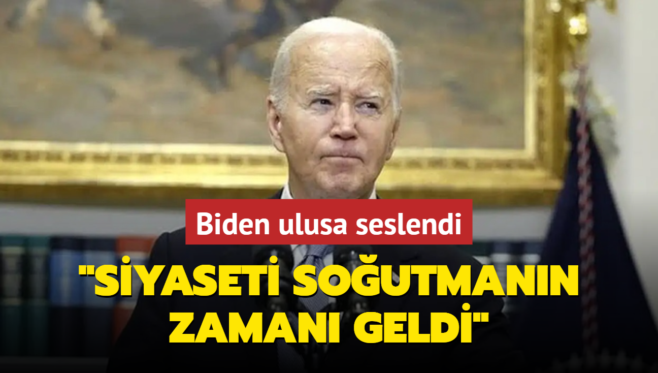 Biden ulusa seslendi: Siyaseti soutmann zaman geldi