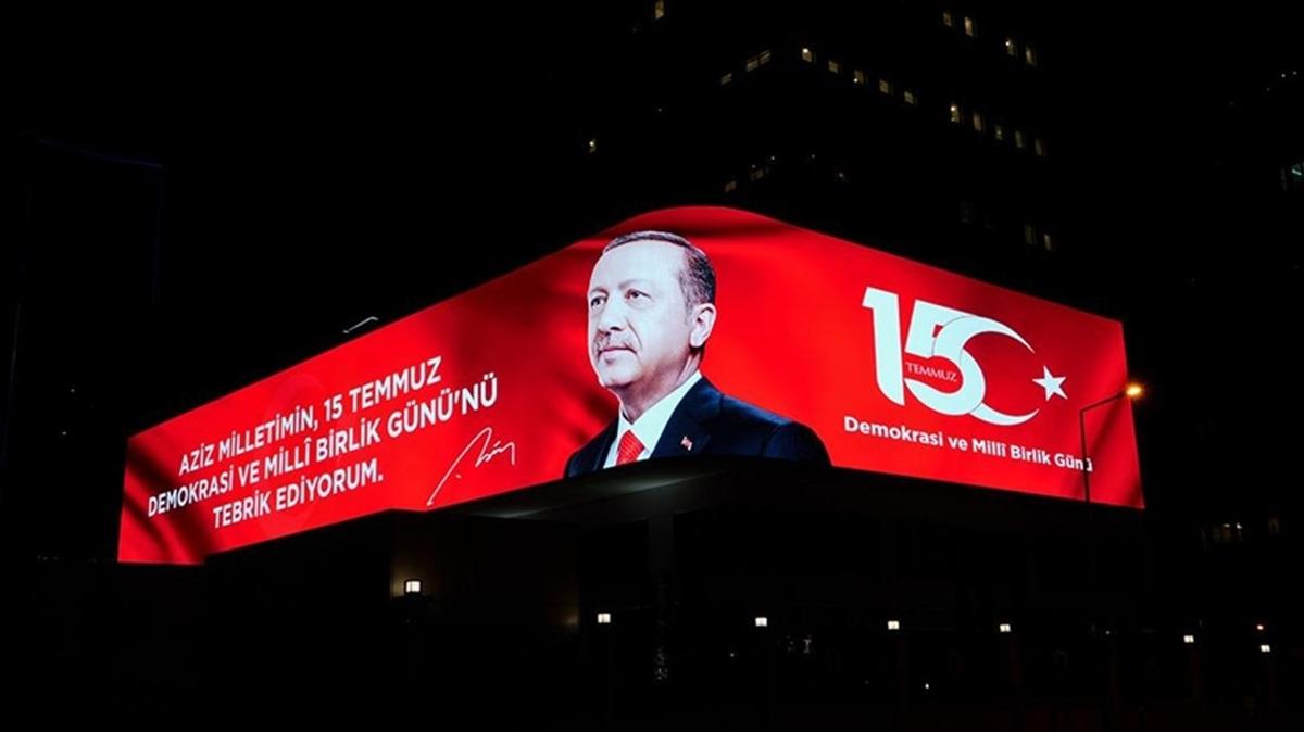 Bakan Erdoan'dan 15 Temmuz mesaj