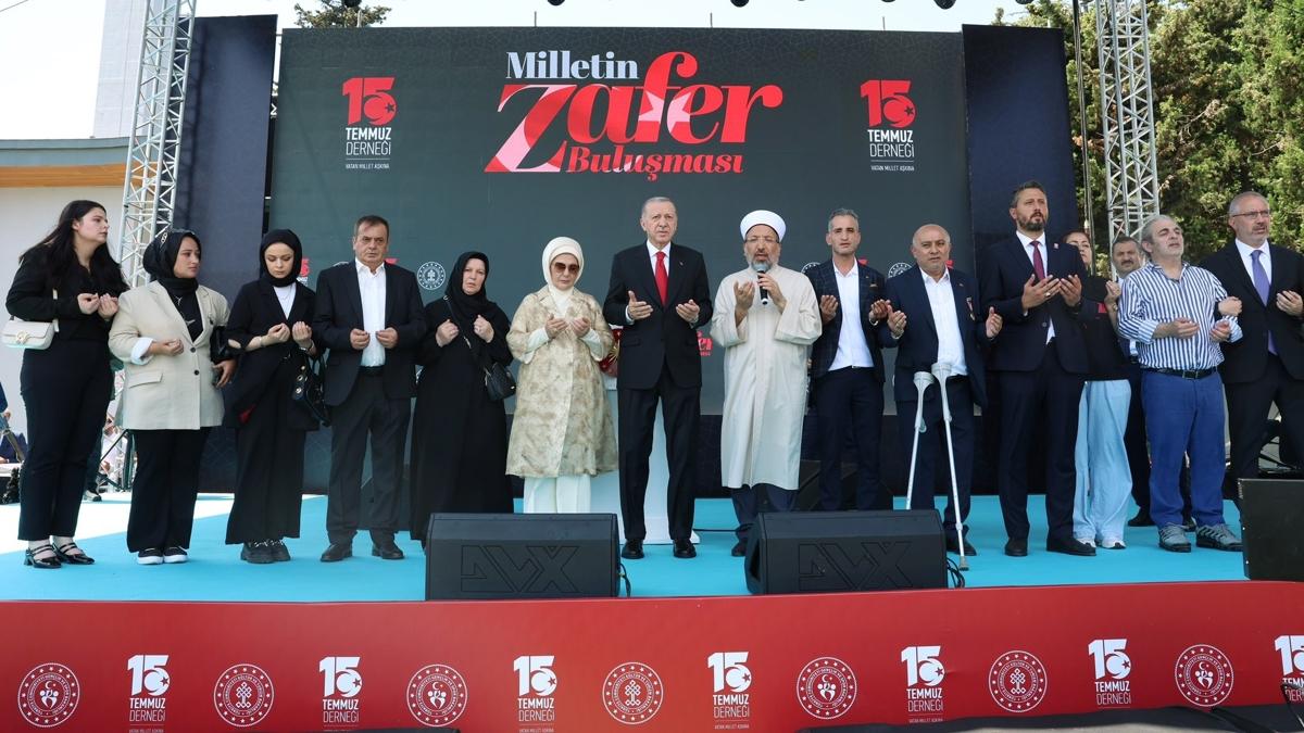 Emine Erdoan: Tm kahramanlarmza minnettarz