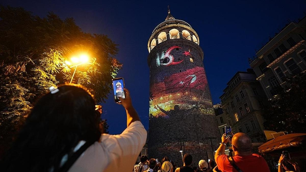 stanbul'da tarihi mekanlar 15 Temmuz dolaysyla klandrld