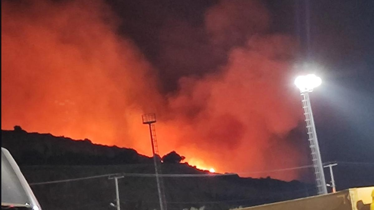 zmir'in eme ilesindeki orman yangn kontrol altna alnd