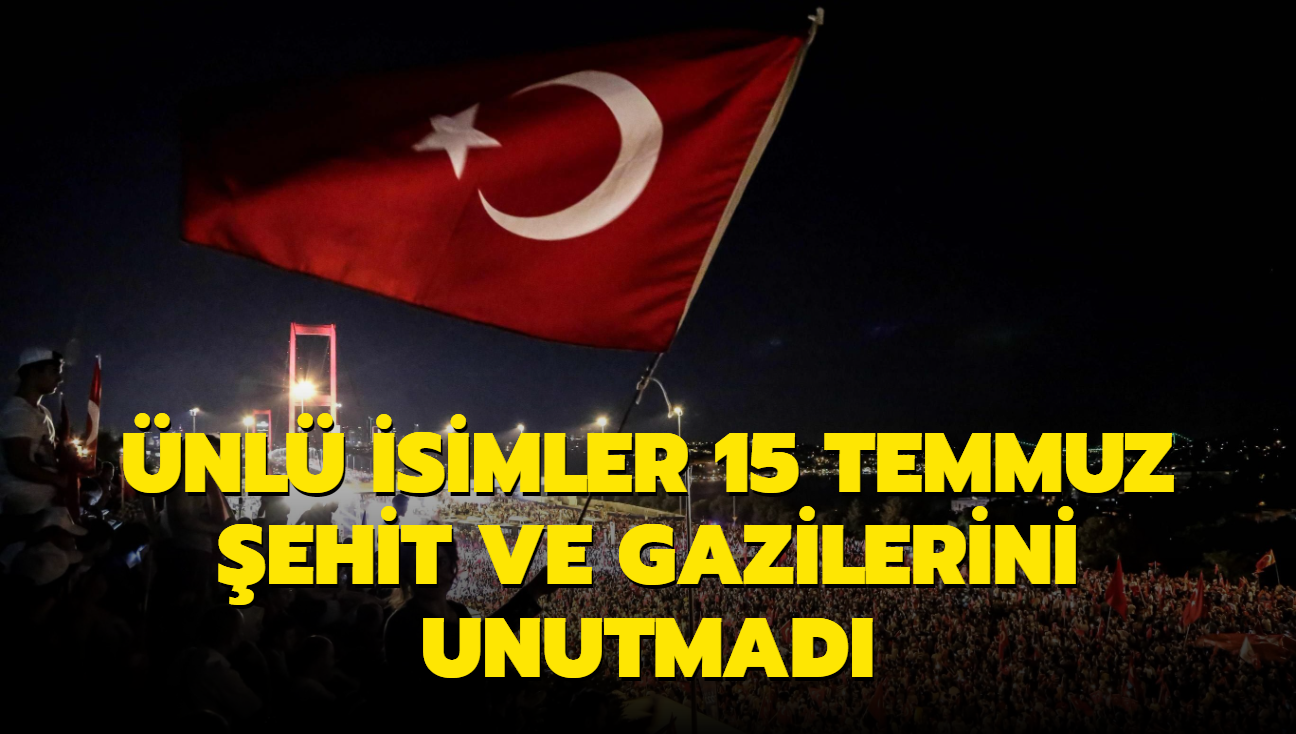 nl sanatlar 15 Temmuz ehit ve Gazilerini unutmad!